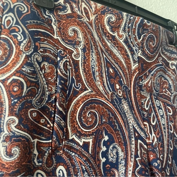Chico's woman pull on pant size 6 paisley tummy control career casual elegant - Picture 6 of 11
